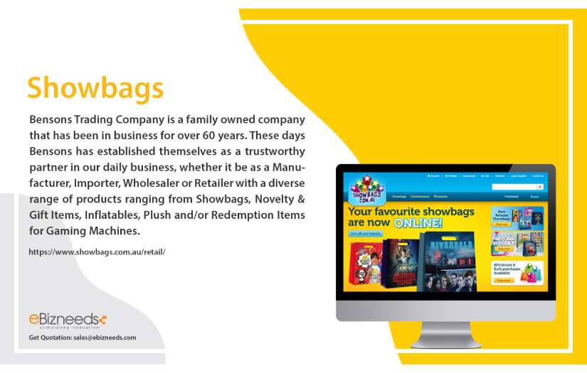 Showbags screenshot 1